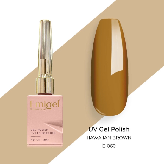 Emigel - UV Gel Polish - HAWAIIAN BROWN - E060