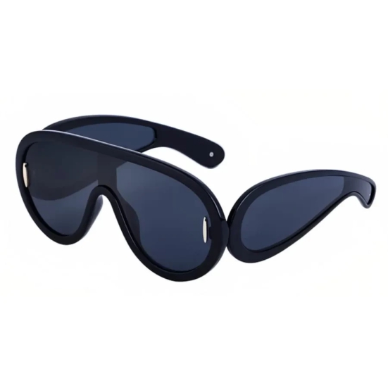 [ Allure ] Luxury Oversized Sunglasses-Black