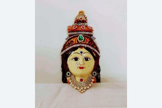 Devi Skin Colour Decorated Face-7 inche