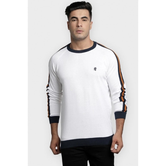 Mens White Sweater