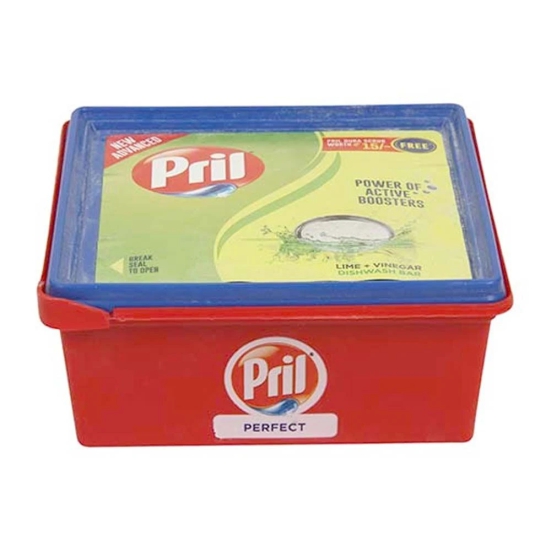 Pril Lime+ Vinegar  Dishwash Bar Tub, 500 Gm