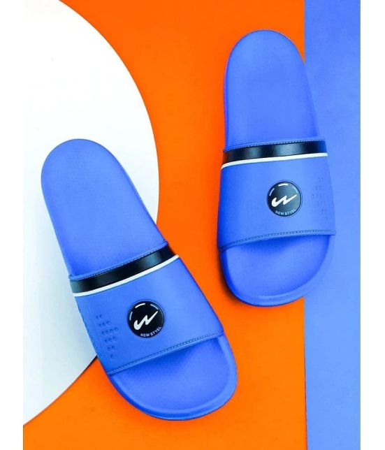 Campus - Light Blue Mens Slide Flip Flop - None