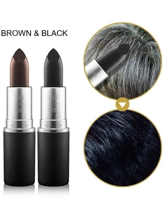 Lenon Brown & Black Stick Natural Temporary Hair Color 6 g Black