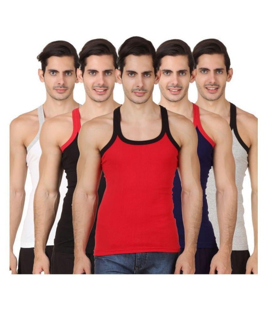 HAP Multi Sleeveless Vests Pack of 5 - 4XL