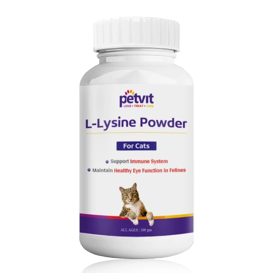 Petvit L Lysine Powder for Cats-100g