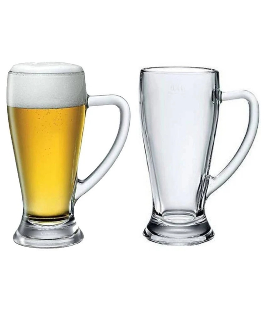 Somil Beer Mug Glasses Set,  250 ML - (Pack Of 2)