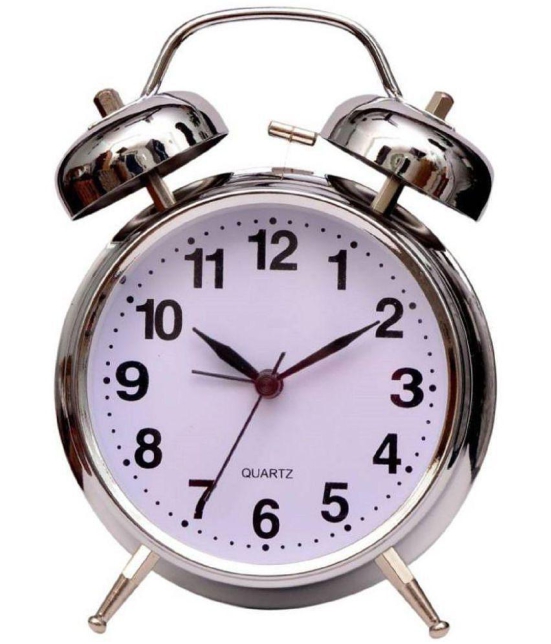 Mitra Analog 8819-silver Alarm Clock - Pack of 1