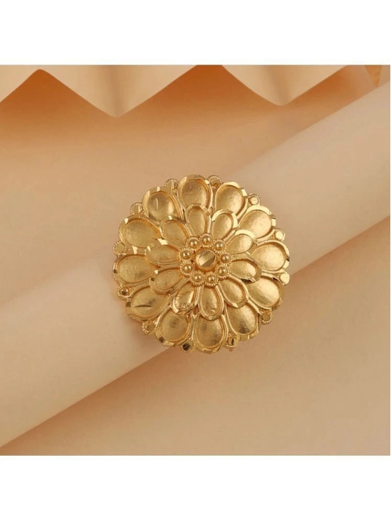 Bhagya Lakshmi Golden Golden Ring ( Pack of 1 ) - None