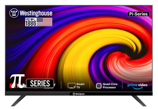 Westinghouse 80 cm 32 inches Pi Series HD Ready Smart LED TV WH32SP17 Black-Black