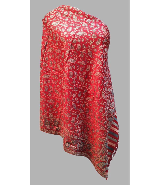 Soul Essence Maroon Kani Shawl - Single - Maroon