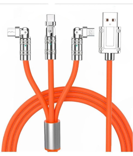 Life Like Orange 5 A Multi Pin Cable 1.2 Meter - Orange