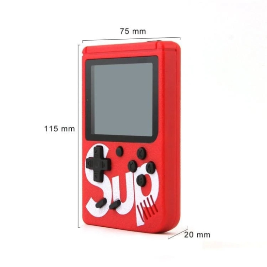 Rechargeable Pocket Video Game for Kids SUP 400 in 1 Retro Game Box Console Handheld Game Box with TV Output