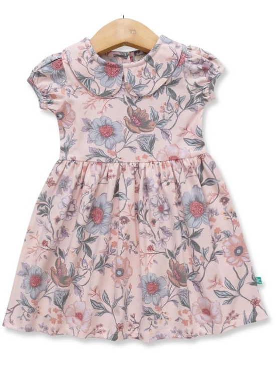 Juscubs Pink Cotton Baby Girl Frock ( Pack of 1 ) - None