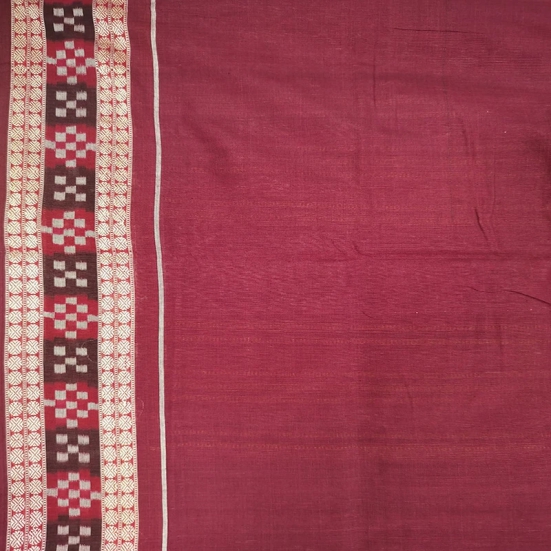 Bomkai Cotton Ikat Saree