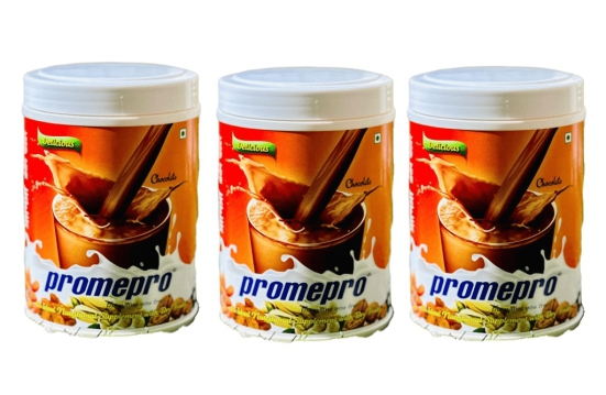 Promepro Chocolate Flavor Protein Powder - 200gm( pack of 3)