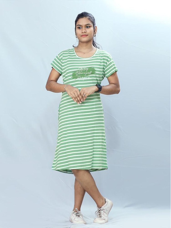 Night wear for women-Loopknit / Desty green / XXL