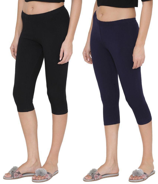 Outflits Cotton Leggings - Pack of 2 - XXL