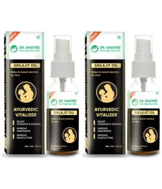 Dr Vaidya's Shilajit Oil 25 ml - (Pack of 2)