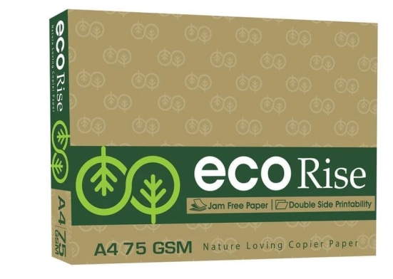 JK Ecorise : 75 GSM - A4 (Box pack containing 10 reams)