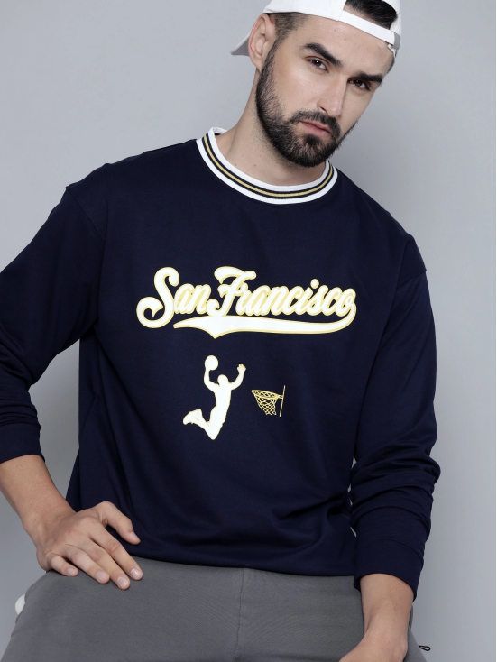 Sanfrancisco Navy FullSleeve T-Shirt-M / Navy