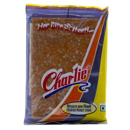 Charlie Crushed Peanut Chikki, 75 Gm