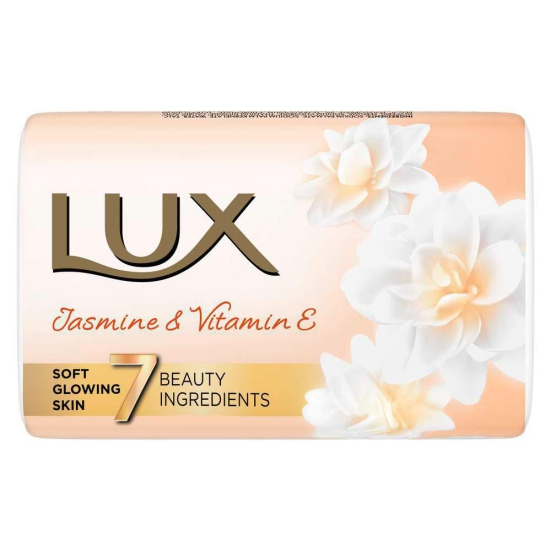 Lux Glow Jasmine & Vitamin E For Glowing Skin Beauty Soap Offer Pack 5X100 g 4+1