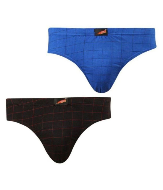 Solo - Multicolor Cotton Mens Briefs ( Pack of 2 ) - 85