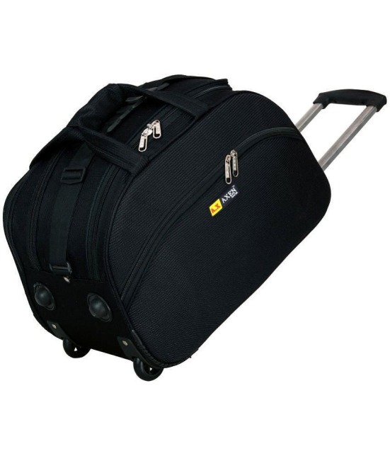 AXEN BAGS Black S (55cm) + L (Between 75 to 77 cm) Cabin TR1_Black Luggage - S (55cm) + L (Between 75 to 77 cm)