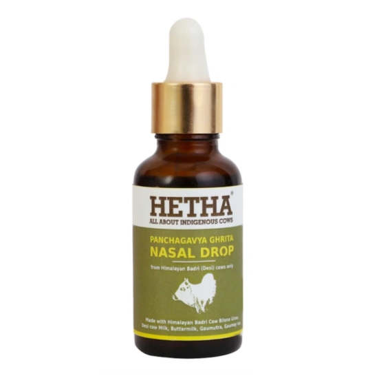 Panchagavya Ghrita Nasal Drop (Size - 30ml) by HETHA ORGANICS LLP