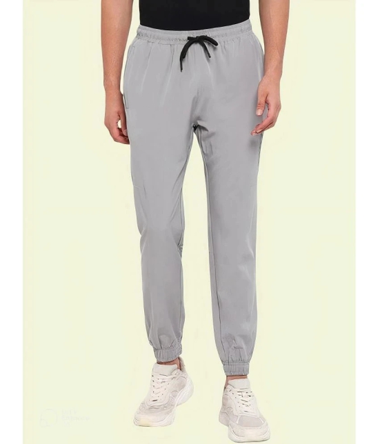 AKTIF Grey Lycra Mens Joggers ( Pack of 1 ) - None