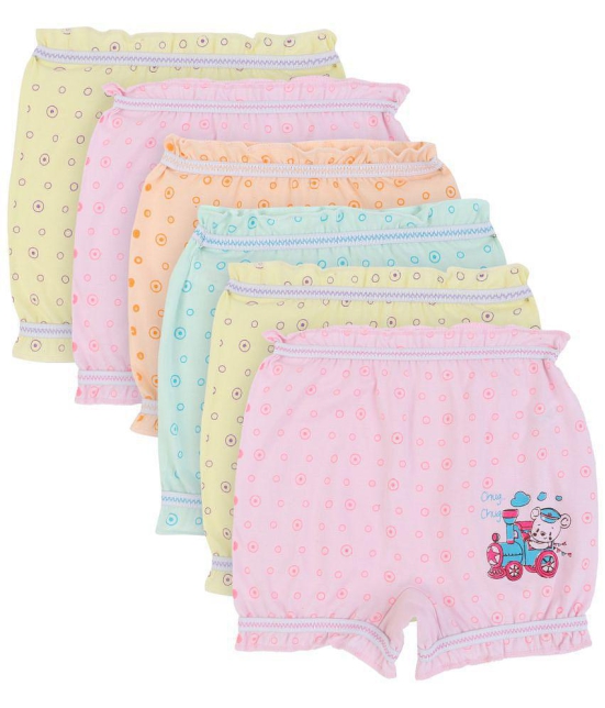 Dyca Unisex Printed Assorted Bloomer Pack Of 6 - None