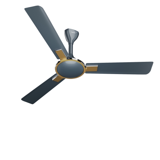 Exado AS Designer Ceiling Fan for Home 1.2 m, Mettalic Beige Grey