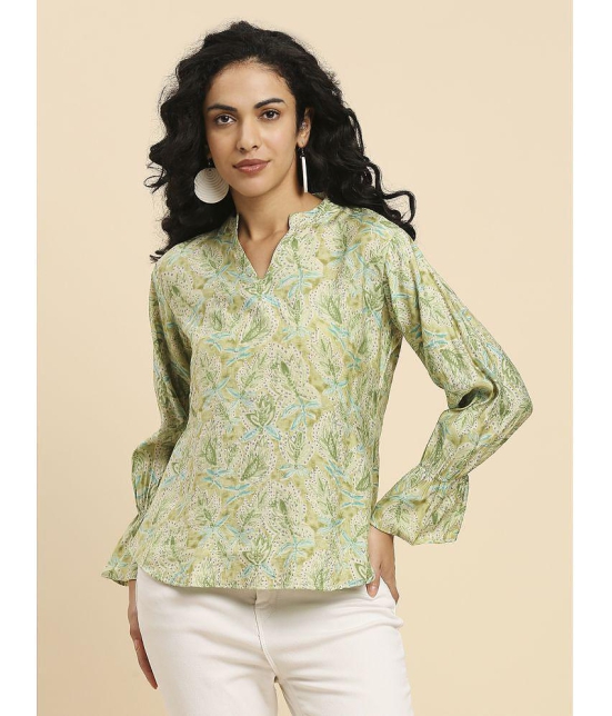 gufrina Green Viscose Womens Regular Top ( Pack of 1 ) - None