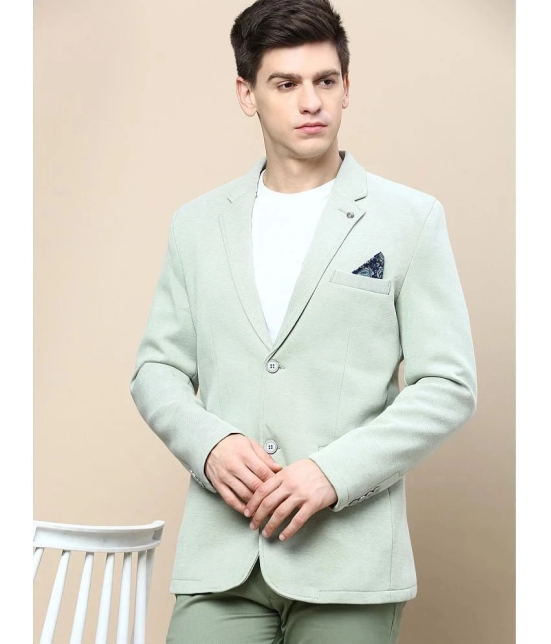 Showoff Cotton Blend Mens Blazer - Green ( Pack of 1 ) - None