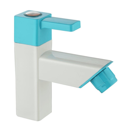 Ocean Square Pillar Tap PTMT Faucet - by Ruhe®