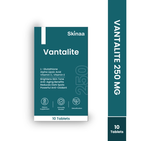 Skinaa Vantalite Tablet 250mg for Enhancing Skin Rejuvenation and Enhanced Brightening Pack of 10