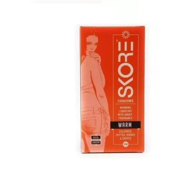 Skore Warm Condom 10's