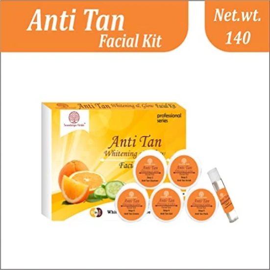 Soundarya Herbs Anti Tan Skin Whitening & Glow Facial Kit-140g