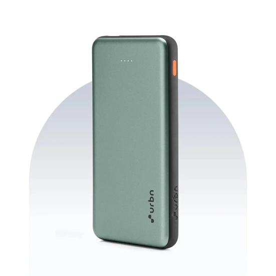 10000 mAh 12W Razor Power Bank-Green