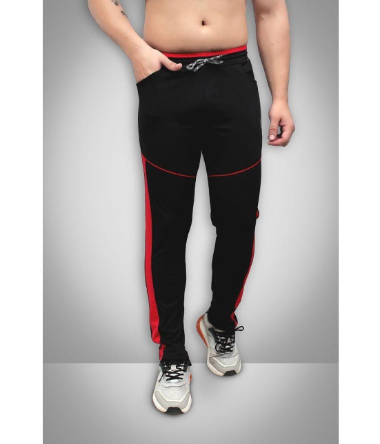 Forbro - Black Lycra Men's Sports Trackpants ( Pack of 1 ) - None