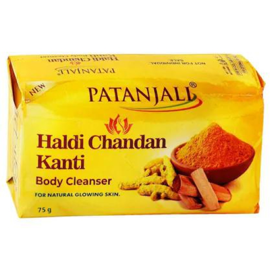 Patanjali Haldi Chandan Kanti Body Soap 75 Gms