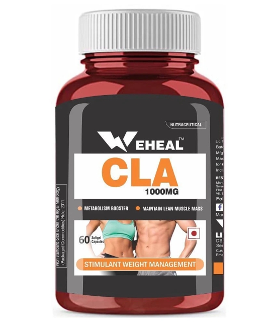 WEHEAL CLA 1000Mg (60 Capsules) Capsule 60 no.s