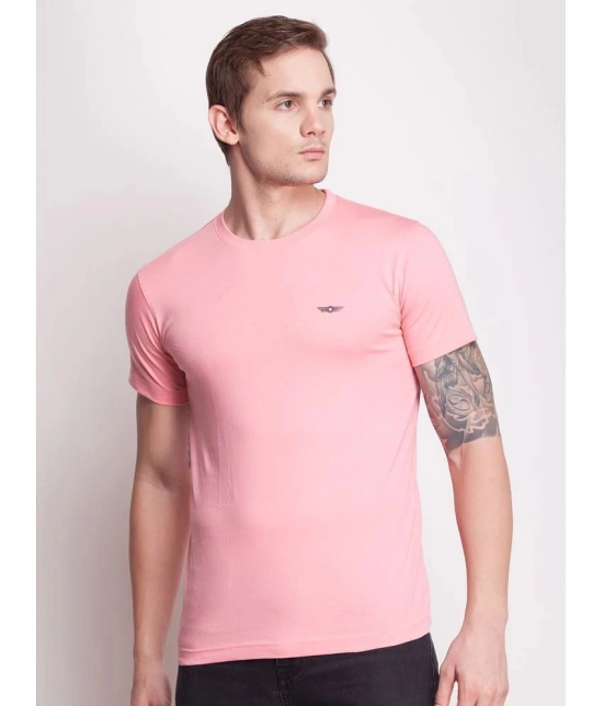 Force NXT - Pink Cotton Regular Fit Mens T-Shirt ( Pack of 1 ) - None