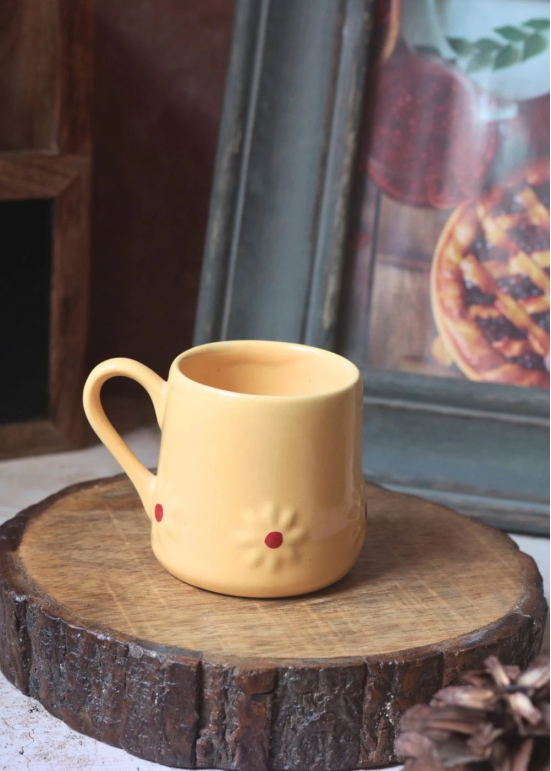 Yellow Lily Mug-Single