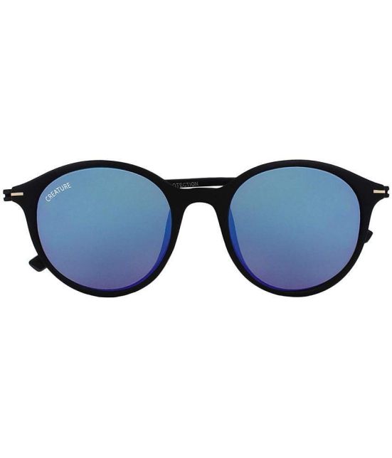 Creature - Blue Round Sunglasses Pack of 1 - Medium