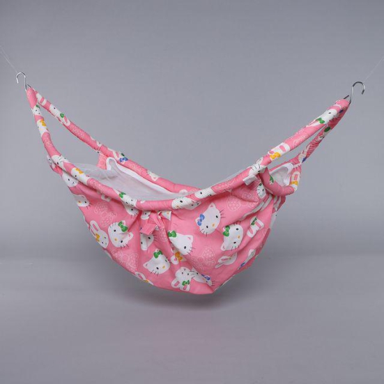 Baby Cradle Cloth Jhula Swing With Mosquito Net - TG225-Pink