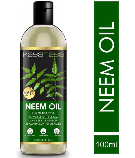 Kayamaya 100% Pure Neem Oil for Hair & Skin Oil 100 mL