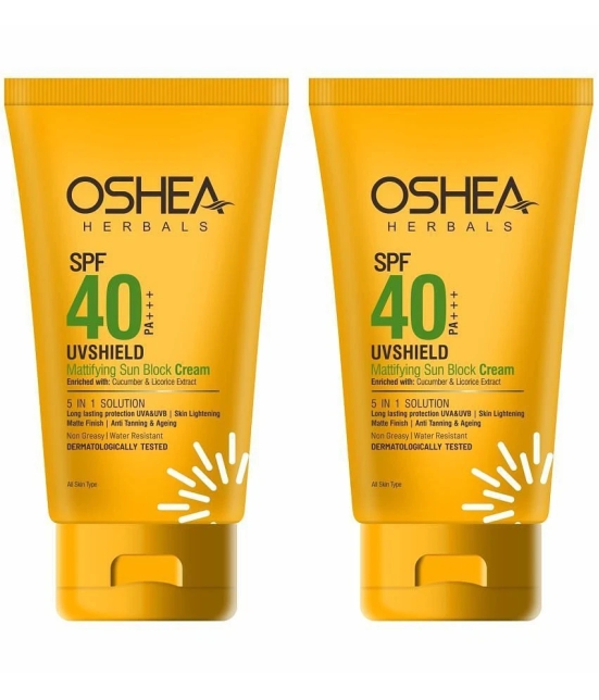 OSHEA Herbals Sunscreen Cream For All Skin Type ( Pack of 2 )