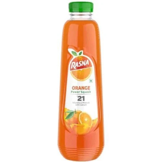 Rasna Fruit Juice - Fruit Plus, Orange Super Squash, 750 ml Bottle