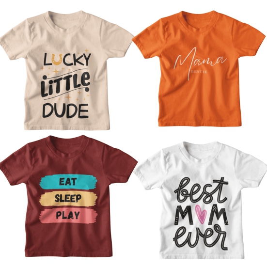 KID'S TRENDS®: Stylish & Comfy Kids Clothing Pack of 4 for Boys, Girls, and Unisex Delight!
